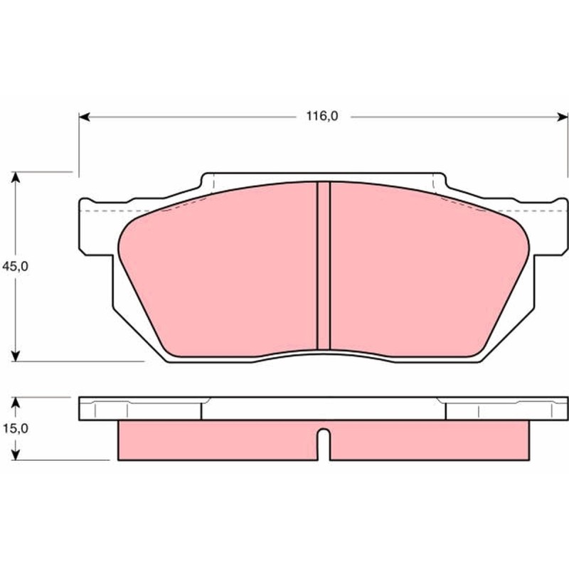 Plaquettes De Frein Avant Pour Honda City Civic IV VI CRX I II 45022-SB2-672