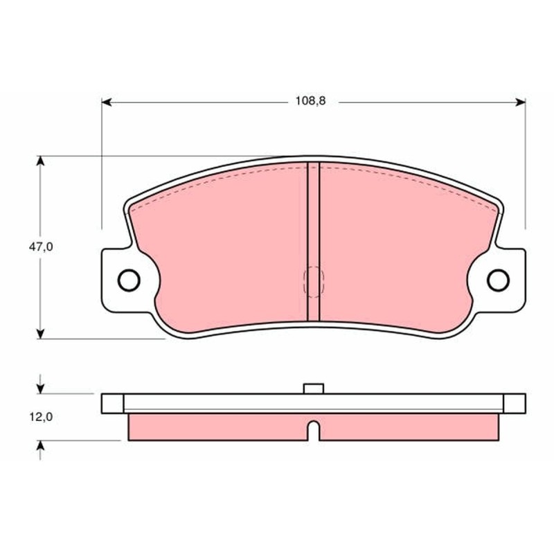 Plaquettes De Frein Arrière Pour Fiat Argenta Croma Lancia Dedra Delta I SW