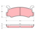 Plaquettes De Frein Arrière Pour Daihatsu Mazda Mercury 04492-87707-000