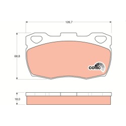 Plaquettes De Frein Avant Pour Land Rover 90 100/127 Pick-up 110/127
