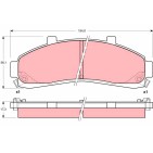 Plaquettes De Frein Avant Pour Ford USA E Explorer Ranger Mazda B-Serie