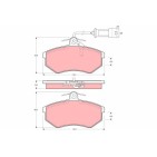 Plaquettes De Frein Avant Pour Audi 80 90 100 200 Quattro 443698151G 443698151H