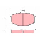 Plaquettes De Frein Avant Pour Renault 4 5 12 Toros 18 7701200734 7701201059