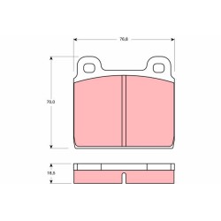 Plaquettes De Frein Avant Pour VW Transporter II III 211698151E 251698151A