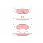 Plaquettes De Frein Arrière Pour Chrysler Concorde PT Cruiser Sebring Dodge
