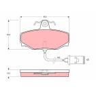Plaquettes De Frein Arrière Pour Jaguar XJ JLM603