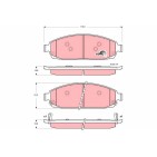 Plaquettes De Frein Avant Pour Jeep Commander Grand Cherokee II III 5080868AC