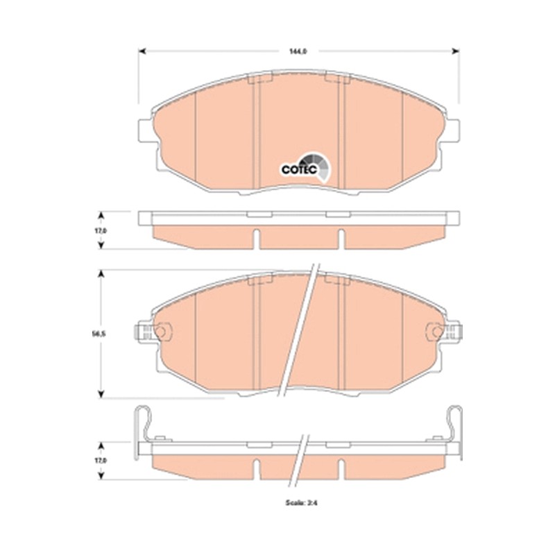 Plaquettes De Frein Avant Pour Chevrolet Epica Daewoo Tosca 96475027 96952179