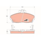 Plaquettes De Frein Avant Pour Honda Lotus MG Rover 25 45022-ST3-E10 GBP90336