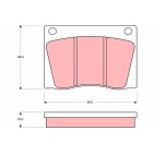 Plaquettes De Frein Avant Pour Fiat AC 428 Aston Martin Daimler 5862742 GBP208