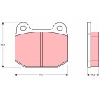 Plaquettes De Frein Avant Pour Opel Lotus Morgan Ranger 90018692 90297411