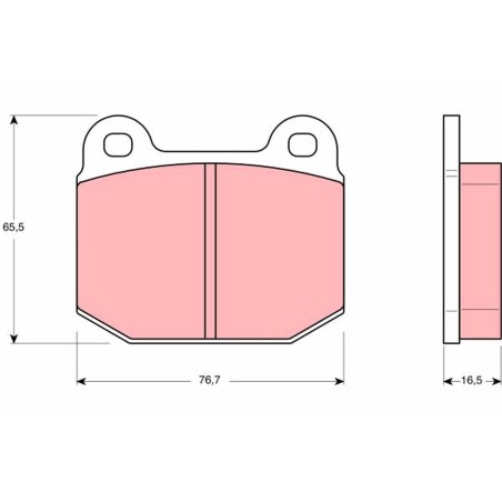 Plaquettes De Frein Avant Pour Opel Lotus Morgan Ranger 90018692 90297411