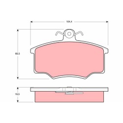 Plaquettes De Frein Avant Pour Audi 80 100 Coupé 321698151A 321698151