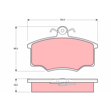 Plaquettes De Frein Avant Pour Audi 80 100 Coupé 321698151A 321698151