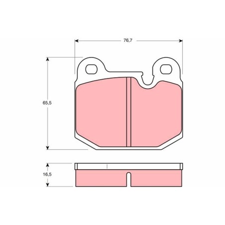 Plaquettes De Frein Avant Pour BMW M1 Série 3 E21 E30 34111117189 34111118517