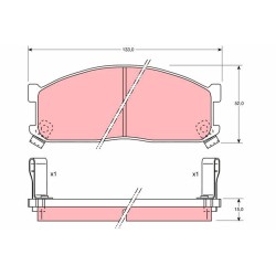 Plaquettes De Frein Avant Pour Ford Asia/Oceania Kia Besta Mazda 0K60A-3328Z