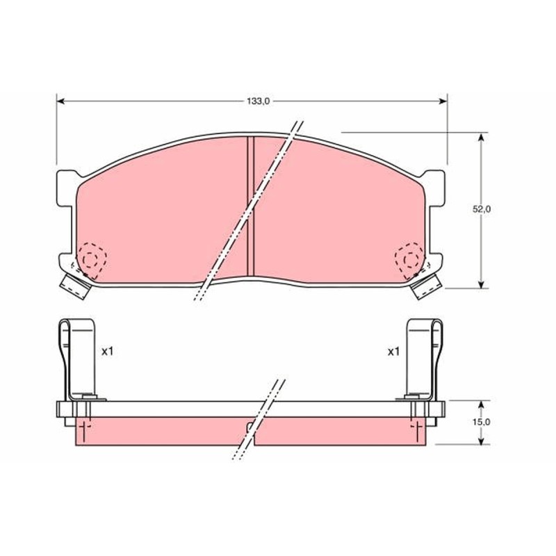 Plaquettes De Frein Avant Pour Ford Asia/Oceania Kia Besta Mazda 0K60A-3328Z