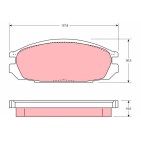 Plaquettes De Frein Arrière Pour Nissan Patrol GR IV 44060-20J85 44060-32J85