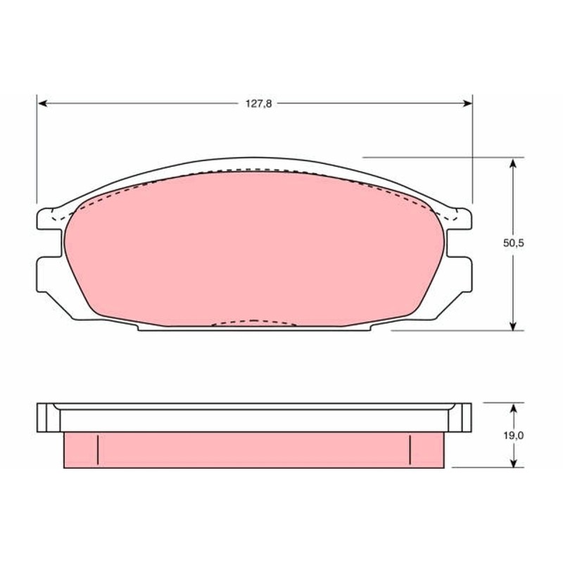 Plaquettes De Frein Arrière Pour Nissan Patrol GR IV 44060-20J85 44060-32J85