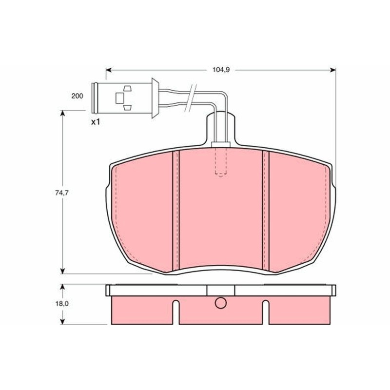 Plaquettes De Frein Avant Pour Ford Alfa Romeo Carbodies Iveco 6150948 7963999