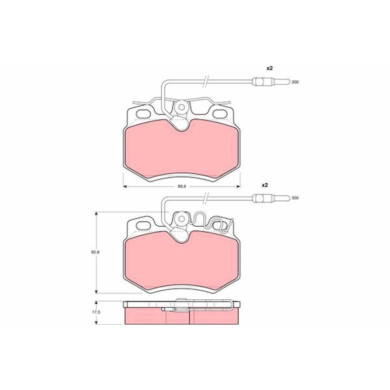 Plaquettes De Frein Avant Pour Citroën ZX 95659353
