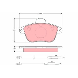 Plaquettes De Frein Avant Pour Peugeot 605 425089