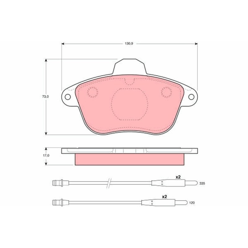 Plaquettes De Frein Avant Pour Peugeot 605 425089