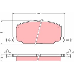 Plaquettes De Frein Avant Pour Toyota Camry Sprinter Starlet Tercel Lexus ES
