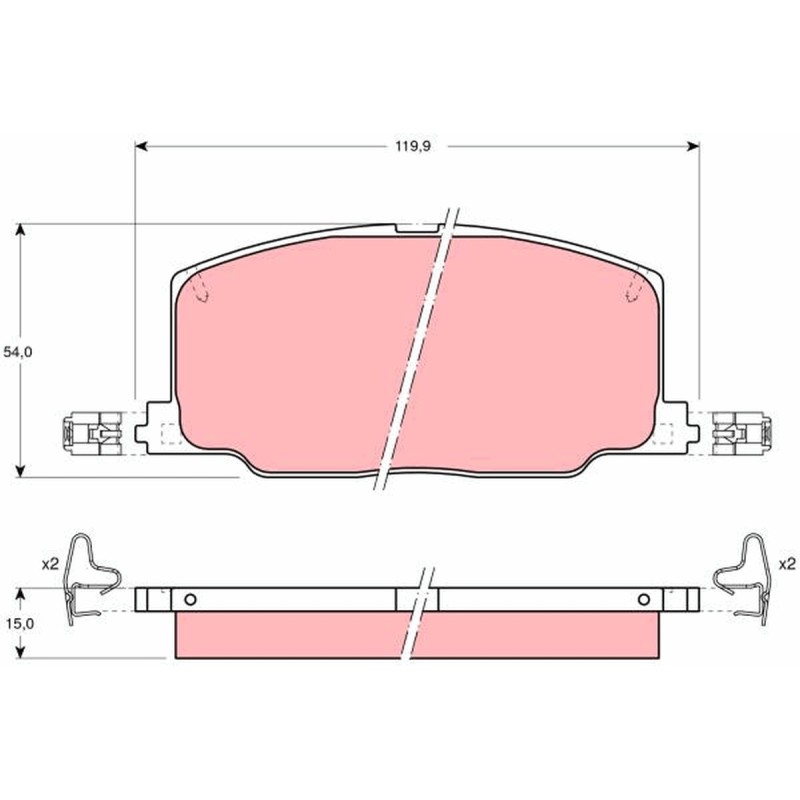 Plaquettes De Frein Avant Pour Toyota Camry Sprinter Starlet Tercel Lexus ES