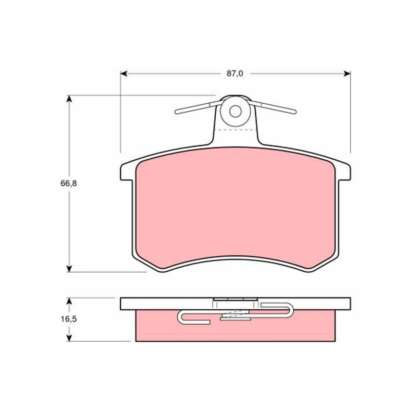 Plaquettes De Frein Arrière Pour Fiat Croma Alfa Romeo Lancia 77362187 9939503