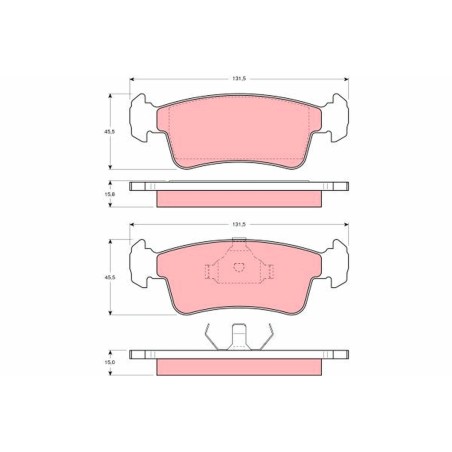 Plaquettes De Frein Avant Pour Suzuki Samurai Santana Samurai 55200-83830