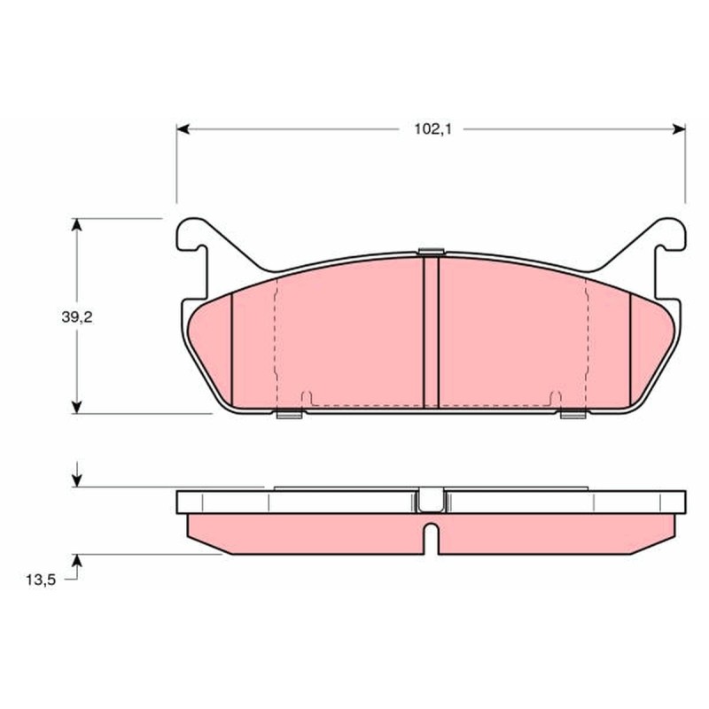 Plaquettes De Frein Arrière Pour Suzuki Daihatsu Mazda 323 C IV 55800-62G01-000