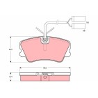 Plaquettes De Frein Avant Pour Alfa Romeo 33 Alfasud Sprint