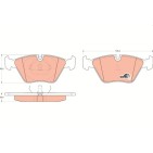 Plaquettes De Frein Avant Pour BMW Série 3 E36 E46 5 E34 7 E32 Z3 1158265