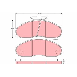 Plaquettes De Frein Avant Pour Renault Trucks B Messenger Semi-Remorque