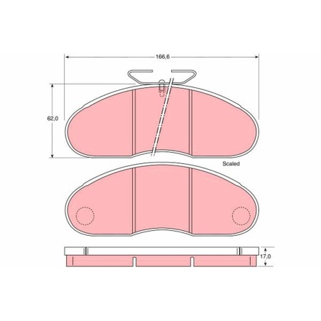Plaquettes De Frein Avant Pour Renault Trucks B Messenger Semi-Remorque