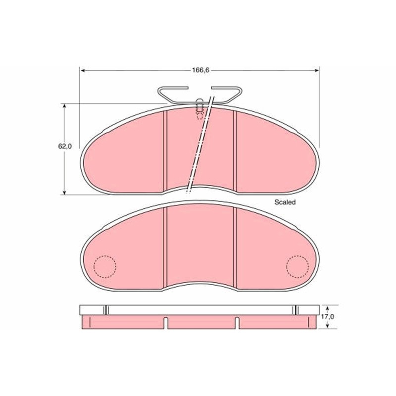 Plaquettes De Frein Avant Pour Renault Trucks B Messenger Semi-Remorque