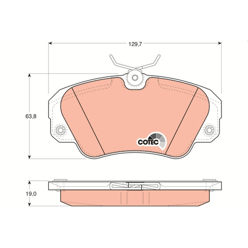 Plaquettes De Frein Avant Pour Opel Omega A B Senator Vauxhall CarltonI