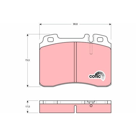 Plaquettes De Frein Avant Pour MERCEDES 124 190 Cabriolet Classe C E T-Model S