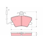 Plaquettes De Frein Avant Pour Renault 5 9 11 18 19 I II Rapid Super Alpine V6