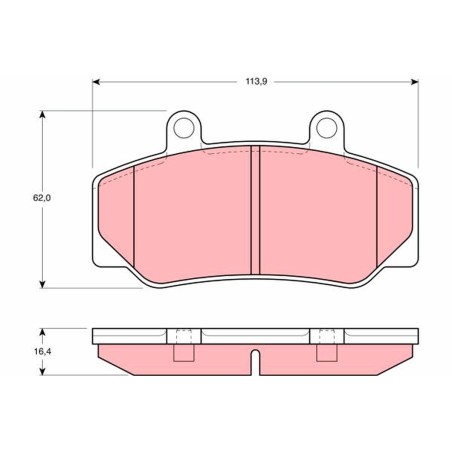 Plaquettes De Frein Avant Pour UMM Alter Volvo 740 Kombi 760 780 940 II 960