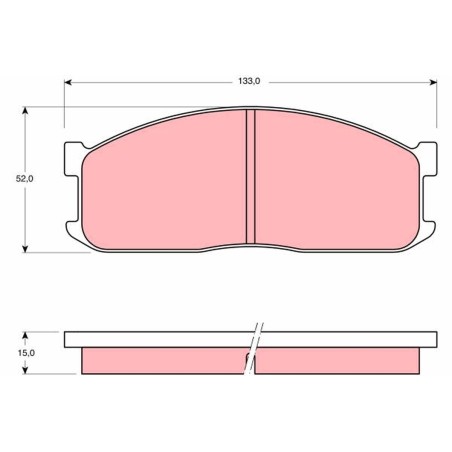 Plaquettes De Frein Avant Pour Ford Ford Asia/Oceania Kia Mazda 3250077 3256541