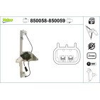 Mécanisme Lève-Vitre Avant Gauche Pour Citroën Xantia 9221-F8 9221F8 96092316
