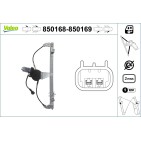 Mécanisme Lève-Vitre Avant Gauche Pour Fiat Doblo 46751439 46810677 51704763