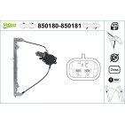 Mécanisme Lève-Vitre Avant Gauche Pour Fiat Panda 46803652 51846385 71793650