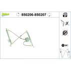 Mécanisme Lève-Vitre Avant Gauche Pour Vauxhall Tigra Twintop 93164241