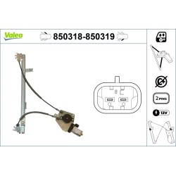 Mécanisme Lève-Vitre Avant Gauche Pour Peugeot 306 9221-K9 922184 9221C2