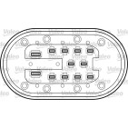 Mécanisme Lève-Vitre Avant Gauche Pour VW Polo 6N3837461D