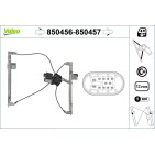 Mécanisme Lève-Vitre Avant Gauche Pour VW Polo 6N3837461D