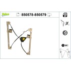 Mécanisme Lève-Vitre Avant Gauche Pour VW Polo 6Q4837461G 6Q4837461J